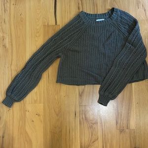 American Eagle Crop Sweater